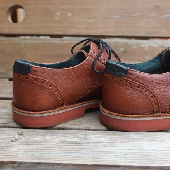 Ted Baker Men's Sz 42 EU "Jamfro" Brown Wingtip - Picture 8 of 10
